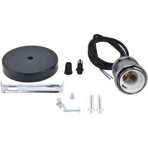 FLAMMKRAFT Vintage Pendelleuchtenfassung mit E27-Kabel für Schlafzimmer, Hängelampe 100-240 V FLAMMKRAFT Vintage Pendelleuchtenfassung mit E27-Kabel für Schlafzimmer, Hängelampe 100-240 V