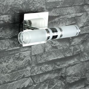LICHT-ERLEBNISSE Wandlampe IP44 Glas Modern Badezimmerlampe LICHT-ERLEBNISSE Wandlampe IP44 Glas Modern Badezimmerlampe