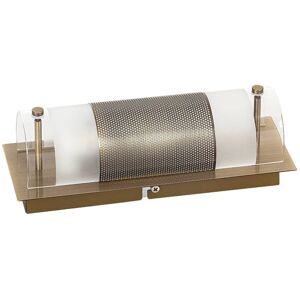 LICHT-ERLEBNISSE Wandleuchte schmal B: 24 cm E14 Glas Metall Wandlampe Badezimmer Spiegel LICHT-ERLEBNISSE Wandleuchte schmal B: 24 cm E14 Glas Metall Wandlampe Badezimmer Spiegel