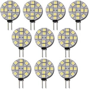 Ymyny - 10 x G4 LED-Lampen, dc 12 v, nicht dimmbar, Weiß 6000 k, Ersatzglühbirne, 20 w, Halogenlampe für Küche, Wohnmobil, Wohnmobil, Anhänger, Boot Ymyny - 10 x G4 LED-Lampen, dc 12 v, nicht dimmbar, Weiß 6000 k, Ersatzglühbirne, 20 w, Halogenlampe für Küche, Wohnmobil, Wohnmobil, Anhänger, Boot
