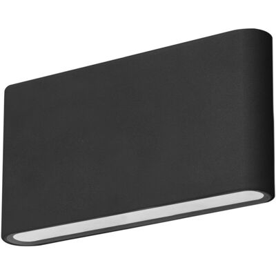 Forlight Slim LED Wandleuchte Schwarz - Außen IP54 Forlight Slim LED Wandleuchte Schwarz - Außen IP54