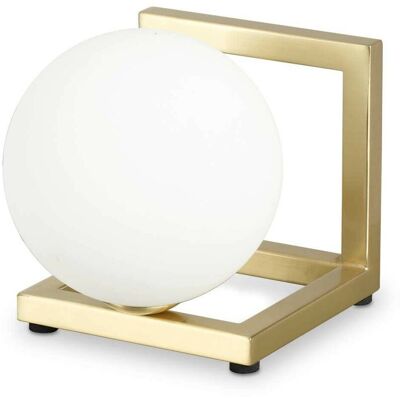 Ideal Lux ANGOLO Messing Globe Tischlampe - Integrierter Schalter Ideal Lux ANGOLO Messing Globe Tischlampe - Integrierter Schalter