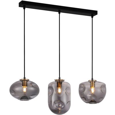 Italux - Hatella Moderne 3-flammige Stab-pendel-deckenleuchte, E27 Italux - Hatella Moderne 3-flammige Stab-pendel-deckenleuchte, E27