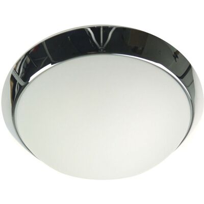 Niermann Wandleuchte + Deckenleuchte - LED 8W, Opal Glas, Chrom Niermann Wandleuchte + Deckenleuchte - LED 8W, Opal Glas, Chrom