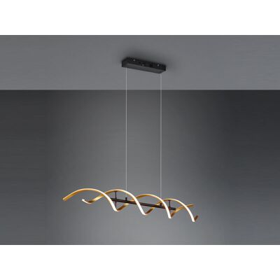 Trio Lighting Sequence Gold Deckenleuchte - Modern Dimmbar LED - 5600lm Trio Lighting Sequence Gold Deckenleuchte - Modern Dimmbar LED - 5600lm