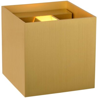 Xio - Wandleuchte - Led Dim. - G9 - 1x4w 2700k - Einstellbarer Abstrahlwinkel - Mattes Gold / Messing - Lucide Xio - Wandleuchte - Led Dim. - G9 - 1x4w 2700k - Einstellbarer Abstrahlwinkel - Mattes Gold / Messing - Lucide