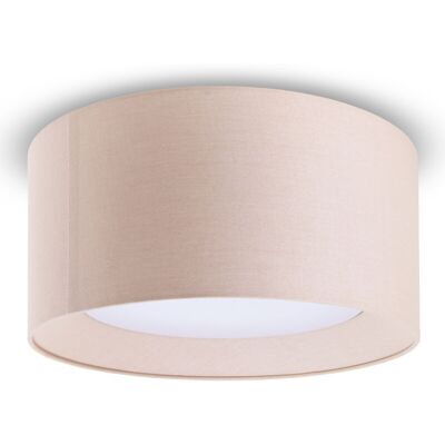PACO HOME Deckenleuchte Drum - Moderne beige Textillampe 45cm PACO HOME Deckenleuchte Drum - Moderne beige Textillampe 45cm