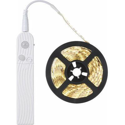 BOBYPET 3 M Led-streifen Mit Bewegungsmelder, Batteriebetriebenes Nachtlicht Mit Pir-sensor, Schrankbeleuchtung, Ip65 Wasserdicht, (warmweiß 3500k, 3 M) BOBYPET 3 M Led-streifen Mit Bewegungsmelder, Batteriebetriebenes Nachtlicht Mit Pir-sensor, Schrankbeleuchtung, Ip65 Wasserdicht, (warmweiß 3500k, 3 M)