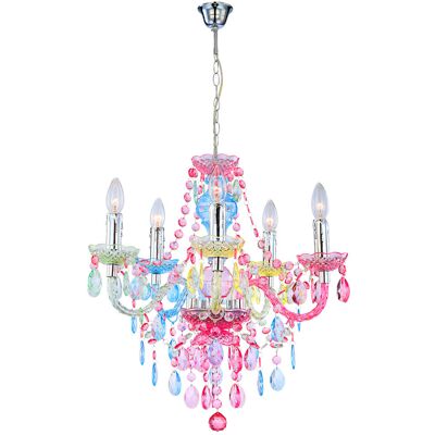 ETC-SHOP - Lampadario Lustre - Rainbow chrome - Chandelier ETC-SHOP - Lampadario Lustre - Rainbow chrome - Chandelier