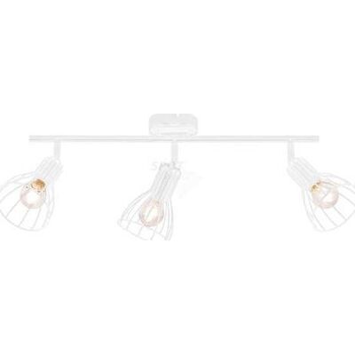 Homemania Megan Spotlight - 13x9,5x14,5cm - Chrom, Weiß - Deckenlampe Homemania Megan Spotlight - 13x9,5x14,5cm - Chrom, Weiß - Deckenlampe