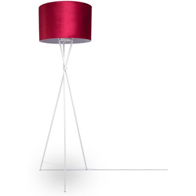 PACO HOME Kate uni Color Stehlampe - Elegante Tripod Velourslicht PACO HOME Kate uni Color Stehlampe - Elegante Tripod Velourslicht