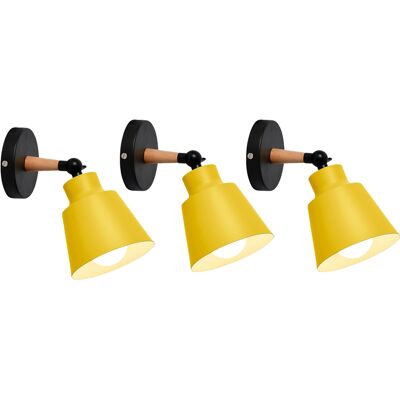AXHUP 3X Vintage Retro Industrie Wandlampe Set AXHUP 3X Vintage Retro Industrie Wandlampe Set