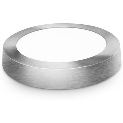 Alfa - Led-downlight Mit Runder Oberfläche, Mattsilber, 18 W, Neutral Alfa - Led-downlight Mit Runder Oberfläche, Mattsilber, 18 W, Neutral