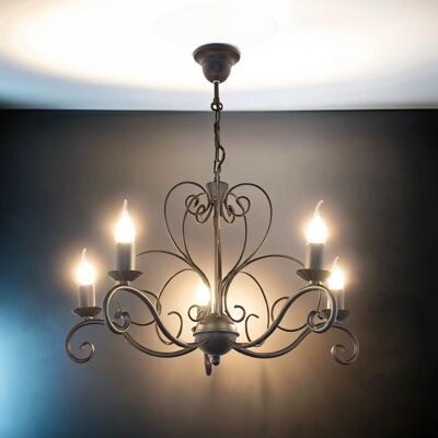 Licht-erlebnisse - Hängelampe Mauro Ø62cm 5-flmg Licht-erlebnisse - Hängelampe Mauro Ø62cm 5-flmg