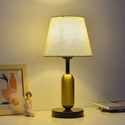 JUTE Nachttischlampe Im Europäischen Retro-stil, Kreativ, Schlicht, Romantisch, Warmes Nachtlicht, Led-tischlampe Mit Fernbedienung JUTE Nachttischlampe Im Europäischen Retro-stil, Kreativ, Schlicht, Romantisch, Warmes Nachtlicht, Led-tischlampe Mit Fernbedienung