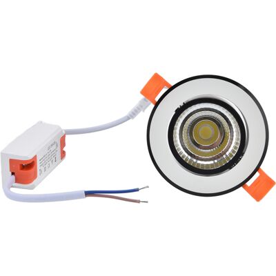 HEAT 3,3 Zoll 7w Cob Led-einbauleuchte 6000k 100–264v Verstellbare Einbau-deckenleuchte Für Schlafzimmer HEAT 3,3 Zoll 7w Cob Led-einbauleuchte 6000k 100–264v Verstellbare Einbau-deckenleuchte Für Schlafzimmer