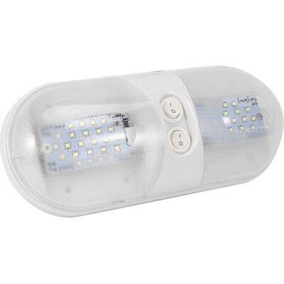 HEAT 12v 800lm Led-kuppel-deckenleuchte, Oval, Für Auto, Wohnmobil, Anhänger, Camper, Boot HEAT 12v 800lm Led-kuppel-deckenleuchte, Oval, Für Auto, Wohnmobil, Anhänger, Camper, Boot