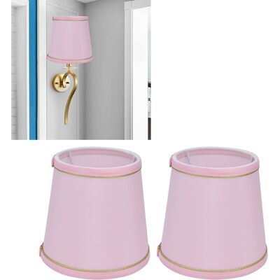JUTE Lampenschirm Aus Stoff, Europäischer Minimalistischer Stil, Rosa Und Goldene Verzierungen, Geeignet Für Lampen Mit E14-schraubsockel, Stehlampen, Tischlampen, Pendelleuchten Und Wandleuchten. JUTE Lampenschirm Aus Stoff, Europäischer Minimalistischer Stil, Rosa Und Goldene Verzierungen, Geeignet Für Lampen Mit E14-schraubsockel, Stehlampen, Tischlampen, Pendelleuchten Und Wandleuchten.