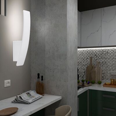 Näve Stan Wandleuchte - 450lm, Weiß, Aluminium, 5W LED Näve Stan Wandleuchte - 450lm, Weiß, Aluminium, 5W LED