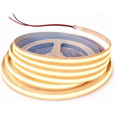 SANS MARQUE Sysled – 12v Warmweißer Cob-led-streifen, 5 M – 480 Leds/m – Schutzart Ip20 – Homogenes Licht Für Dekorative Räume – Dimmbar Mit Dimmer SANS MARQUE Sysled – 12v Warmweißer Cob-led-streifen, 5 M – 480 Leds/m – Schutzart Ip20 – Homogenes Licht Für Dekorative Räume – Dimmbar Mit Dimmer