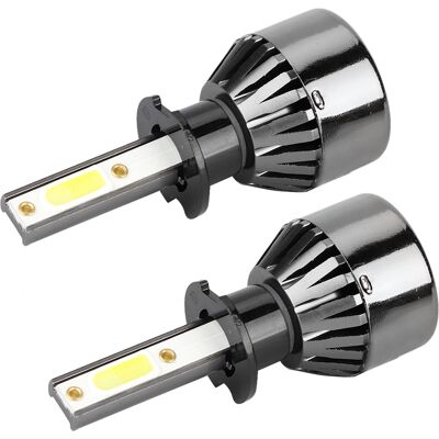 HEAT H3 80w Led-lampen, Weiß 6000k, G7 Autoscheinwerfer, Leistungsstarkes Fernlicht, Superhelle Fahrzeugbeleuchtung HEAT H3 80w Led-lampen, Weiß 6000k, G7 Autoscheinwerfer, Leistungsstarkes Fernlicht, Superhelle Fahrzeugbeleuchtung