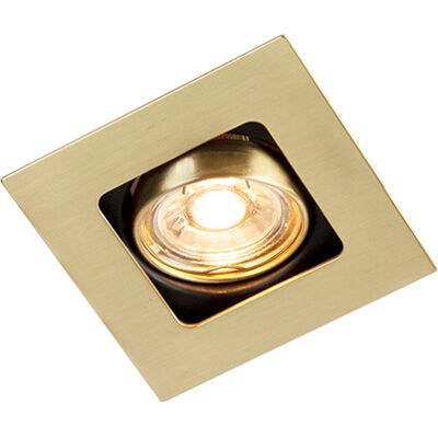 QAZQA Artemis Messing Quadratisch Einbaustrahler - LED, WiFi, Dimmer QAZQA Artemis Messing Quadratisch Einbaustrahler - LED, WiFi, Dimmer