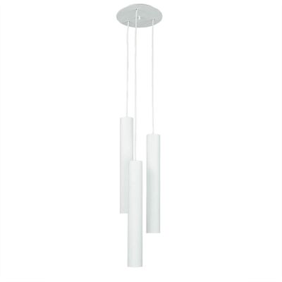 Licht-erlebnisse - Hängelampe Weiß 3-flmg Wohnzimmer Leuchte Eye Licht-erlebnisse - Hängelampe Weiß 3-flmg Wohnzimmer Leuchte Eye