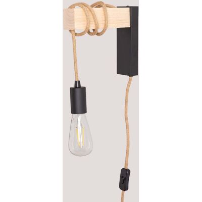 SKLUM - Tina Natural - Black&Natural - Wandleuchte SKLUM - Tina Natural - Black&Natural - Wandleuchte