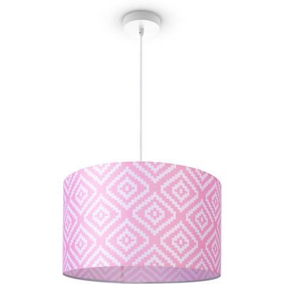 PACO HOME Hugo Stella Weiße Pendelleuchte - Wohnzimmer Textilschirm PACO HOME Hugo Stella Weiße Pendelleuchte - Wohnzimmer Textilschirm