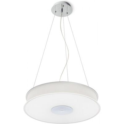 RENDL LIGHT Asteri Pendel - Satin Glas/Krom - 40W RENDL LIGHT Asteri Pendel - Satin Glas/Krom - 40W