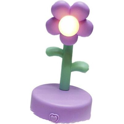 OEM Tischlampe - Blume - Lila - Kunststoff - Tragbar OEM Tischlampe - Blume - Lila - Kunststoff - Tragbar