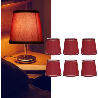 JUTE Stofflampenschirm, Moderner Minimalistischer Stil, Hellblau, Bordeauxrot/dunkelgrün, Goldrand, Geeignet Für E14-kerzenlampen, Stehlampen, Tischlampen, Pendelleuchten, Wandleuchten, Bordeauxrot. JUTE Stofflampenschirm, Moderner Minimalistischer Stil, Hellblau, Bordeauxrot/dunkelgrün, Goldrand, Geeignet Für E14-kerzenlampen, Stehlampen, Tischlampen, Pendelleuchten, Wandleuchten, Bordeauxrot.