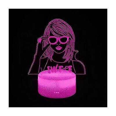 TRUVO Taylor Swift 3d Led-nachtlicht-schreibtischlampe, 7 Wechselnde Farben Mit Touch-steuerung, Dekoration Für Zuhause Oder Tisch - Nmaov( B ) TRUVO Taylor Swift 3d Led-nachtlicht-schreibtischlampe, 7 Wechselnde Farben Mit Touch-steuerung, Dekoration Für Zuhause Oder Tisch - Nmaov( B )