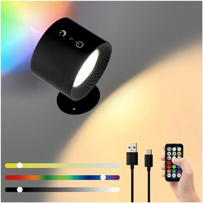OEM Led-nachtlicht Intelligente Magnetische Wandleuchte Mit Fernbedienung Dimmbare Magnetische Um 360 Drehbare Per Usb Aufladbare Led-leuchte In 3 7 7 OEM Led-nachtlicht Intelligente Magnetische Wandleuchte Mit Fernbedienung Dimmbare Magnetische Um 360 Drehbare Per Usb Aufladbare Led-leuchte In 3 7 7