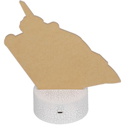 HEAT 3d-nachtlicht, 16 Farben, Dimmbar, 4 Blinkmodi, Fernbedienung, Touch-schalter, Raumschiff-lampe, Geschenk Für Kinder HEAT 3d-nachtlicht, 16 Farben, Dimmbar, 4 Blinkmodi, Fernbedienung, Touch-schalter, Raumschiff-lampe, Geschenk Für Kinder