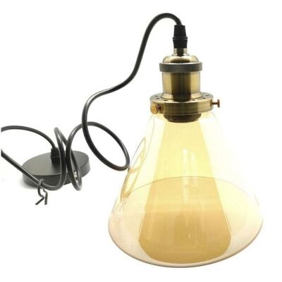 F-BRIGHT Vintage-kronleuchter E27 Tulpe Goldkristall F-BRIGHT Vintage-kronleuchter E27 Tulpe Goldkristall