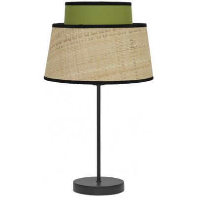 Fabrilamp Jia Moderne Grün/Natur Tischlampe - Nachttischlampe Fabrilamp Jia Moderne Grün/Natur Tischlampe - Nachttischlampe