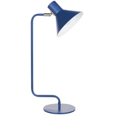 Beliani RIMAVA Verstellbare Blaue Metall-Schreibtischlampe - Schreibtischlicht Beliani RIMAVA Verstellbare Blaue Metall-Schreibtischlampe - Schreibtischlicht