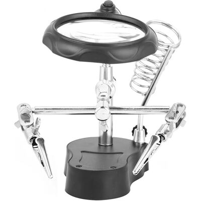 HEAT Zusätzliche Hand, Verstellbare Led-leuchte, Vergrößerungslinse, Lötstation, Dritte Hand, Löthilfeklemme HEAT Zusätzliche Hand, Verstellbare Led-leuchte, Vergrößerungslinse, Lötstation, Dritte Hand, Löthilfeklemme