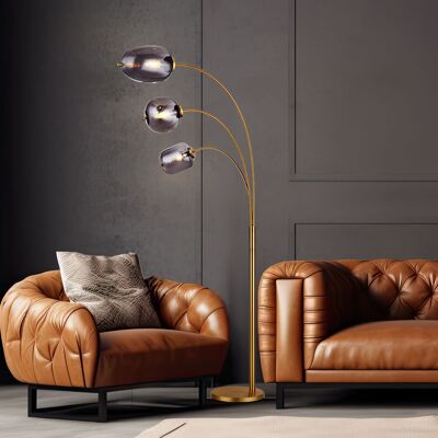 ETC-SHOP - Lampada da terra arco - Antik Messing - Floor lamp ETC-SHOP - Lampada da terra arco - Antik Messing - Floor lamp