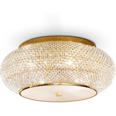 Die Italienische Kollektion N27119 Pasha 14-Licht Semi-Flush Deckenleuchte Die Italienische Kollektion N27119 Pasha 14-Licht Semi-Flush Deckenleuchte