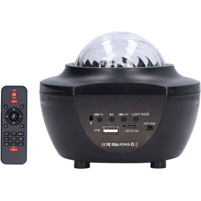 HEAT Sternenprojektor Led-nachtlicht Für Den Innenbereich Mit Fernbedienung Und Bluetooth-musiklautsprecher HEAT Sternenprojektor Led-nachtlicht Für Den Innenbereich Mit Fernbedienung Und Bluetooth-musiklautsprecher