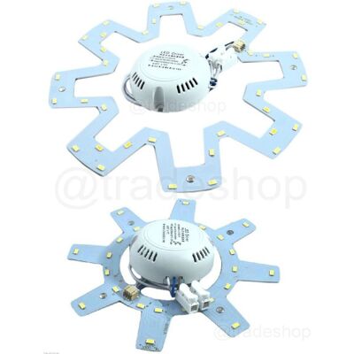 Trade Shop Traesio - Trade Shop - Kit Smd Led Panel Licht 12w 18w 20w 22w Umwandlung Alte Neon Deckenleuchte - Trade Shop Traesio - Trade Shop - Kit Smd Led Panel Licht 12w 18w 20w 22w Umwandlung Alte Neon Deckenleuchte -
