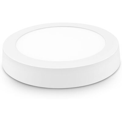 MATEL Oberflächen-Rund-LED 18W Weiß 1800 lm 4000K - Einbau-/Oberflächenleuchte MATEL Oberflächen-Rund-LED 18W Weiß 1800 lm 4000K - Einbau-/Oberflächenleuchte