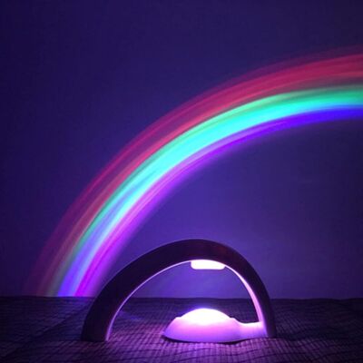 LONGZIMING Regenbogen-led, Buntes Kreatives Nachtlicht, 2 Modi, Eiförmige Regenbogen-projektionslampe, Kinderzimmerdekoration (a) LONGZIMING Regenbogen-led, Buntes Kreatives Nachtlicht, 2 Modi, Eiförmige Regenbogen-projektionslampe, Kinderzimmerdekoration (a)