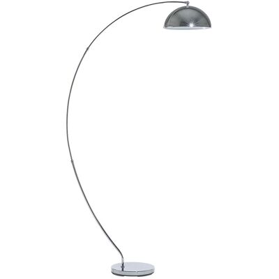 BELIANI Stehlampe Kama Metall Silber BELIANI Stehlampe Kama Metall Silber