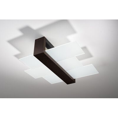 LICHT-ERLEBNISSE - LEDA - Braun - Deckenleuchte LICHT-ERLEBNISSE - LEDA - Braun - Deckenleuchte