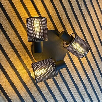 Arum Lighting - Industrielle Deckenleuchte Chicago E27 3 Köpfe Arum Lighting - Industrielle Deckenleuchte Chicago E27 3 Köpfe