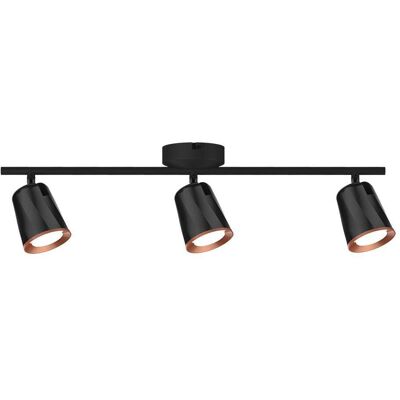 V-tac VT-818 Deckenstrahler - Schwarz - 3x 5W - 3000K - Verstellbar V-tac VT-818 Deckenstrahler - Schwarz - 3x 5W - 3000K - Verstellbar