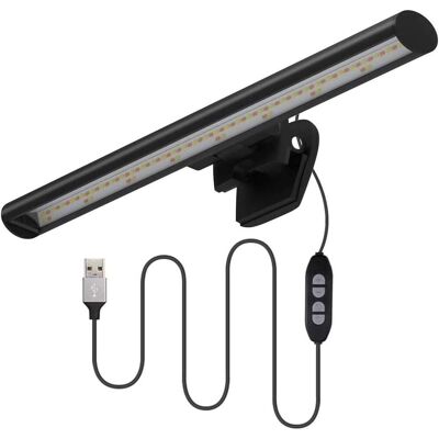 SUPERMARKET Led-usb-laptop-bildschirmlampe, 10 Helligkeit, 3 Licht, Dimmbar, Verhindert Blendung, E-reading/arbeitstischlampe, Dimmbare Fernbedienung, Professionelle Bildschirm-lichtleiste SUPERMARKET Led-usb-laptop-bildschirmlampe, 10 Helligkeit, 3 Licht, Dimmbar, Verhindert Blendung, E-reading/arbeitstischlampe, Dimmbare Fernbedienung, Professionelle Bildschirm-lichtleiste